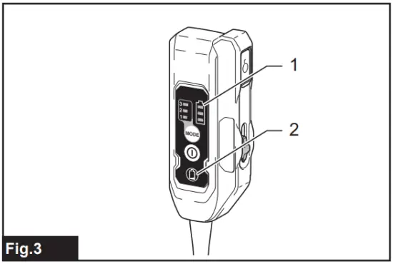 Indicating the remaining battery capacity