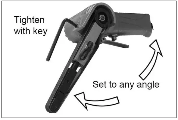 Clarke CAT165 X-Pro 10mm Air Belt Sander - figure 4