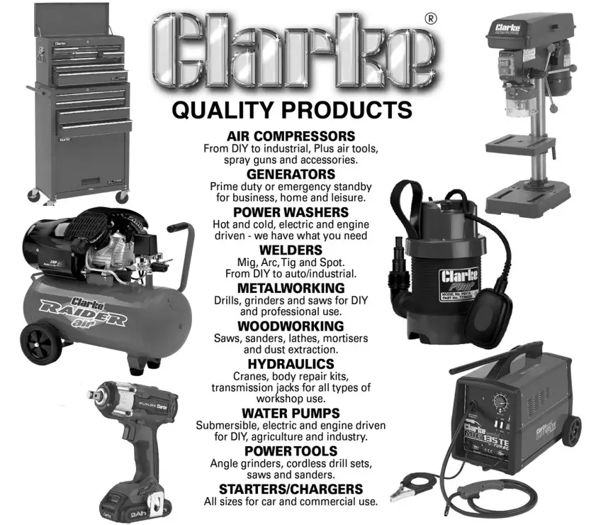 Clarke CAT165 X-Pro 10mm Air Belt Sander - figure 8