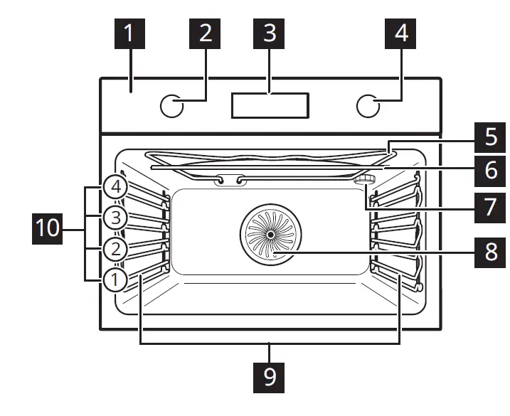 IKEA SMAKSAK Microwave and Oven Combi with Forced Air Stainless Steel fig 4