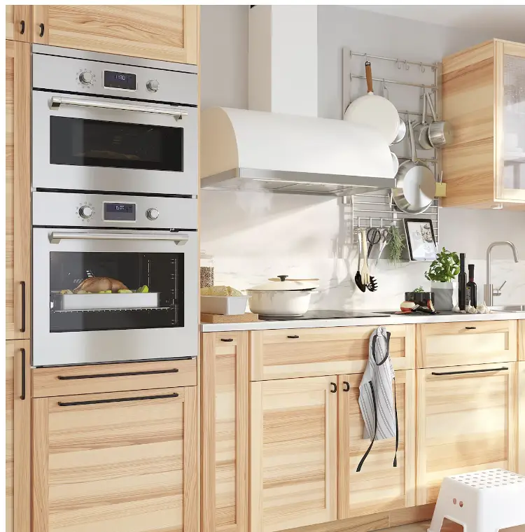 IKEA SMAKSAK Microwave and Oven Combi with Forced Air Stainless Steel