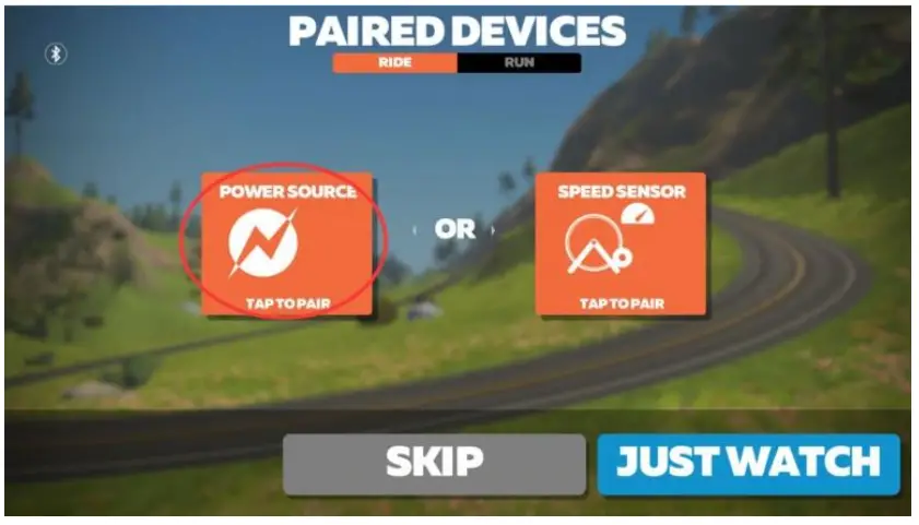 Training with Zwift app
