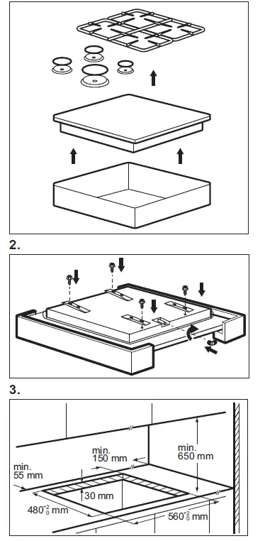Electrolux EGG6427K Pro Gas Cooking Top Hob-fig5