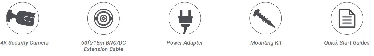 LOREX 4K UltraHD Digital What’s Included