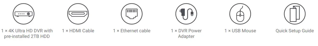 LOREX 4K UltraHD Digital What’s in the box