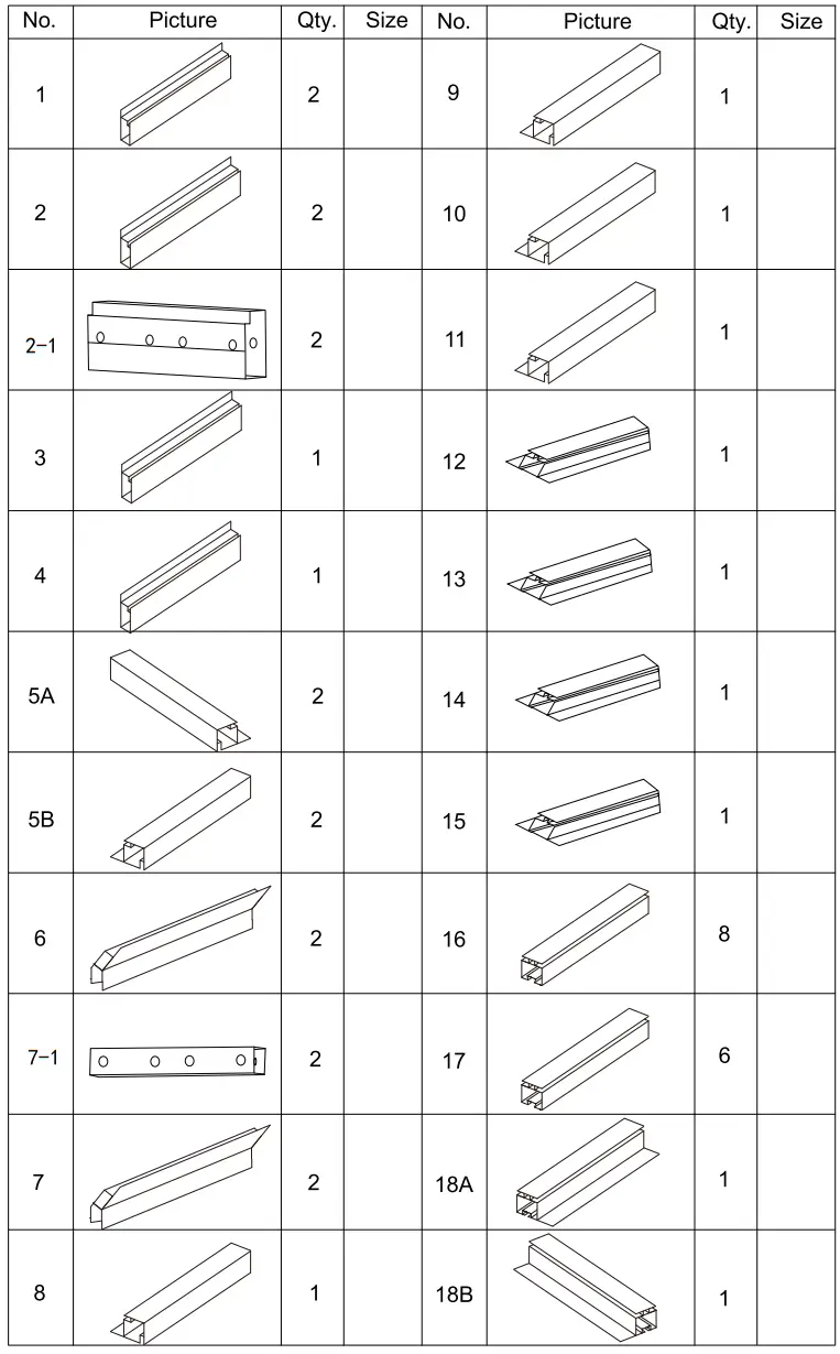VEIKOUS PG0101 Aluminium Greenhouse fig1