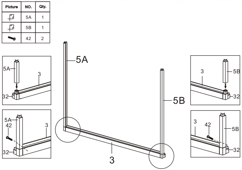 VEIKOUS PG0101 Aluminium Greenhouse fig17