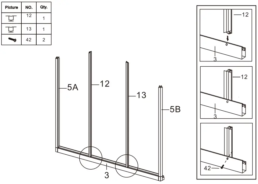 VEIKOUS PG0101 Aluminium Greenhouse fig18