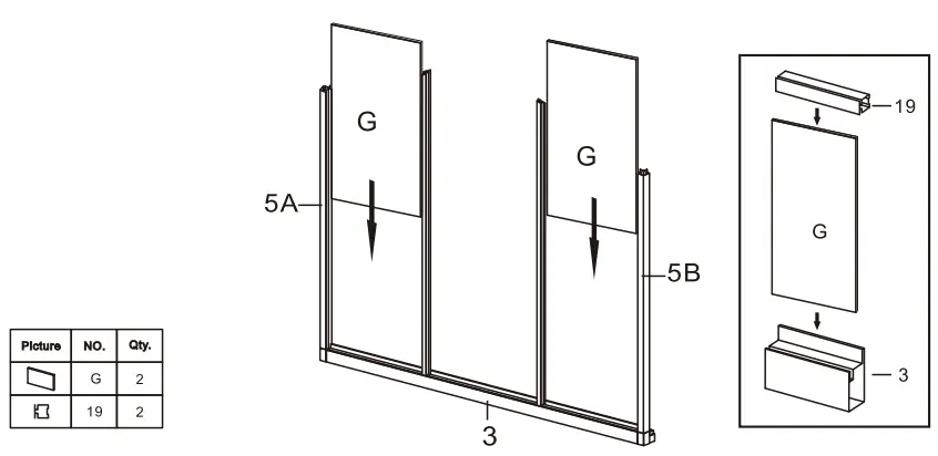 VEIKOUS PG0101 Aluminium Greenhouse fig19