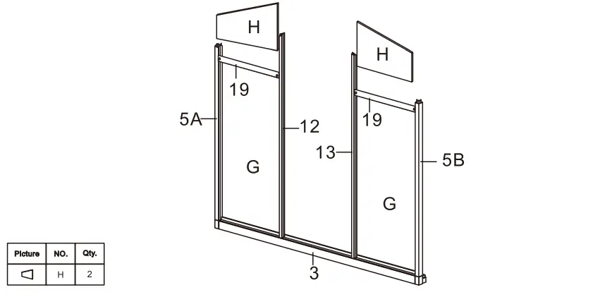 VEIKOUS PG0101 Aluminium Greenhouse fig21