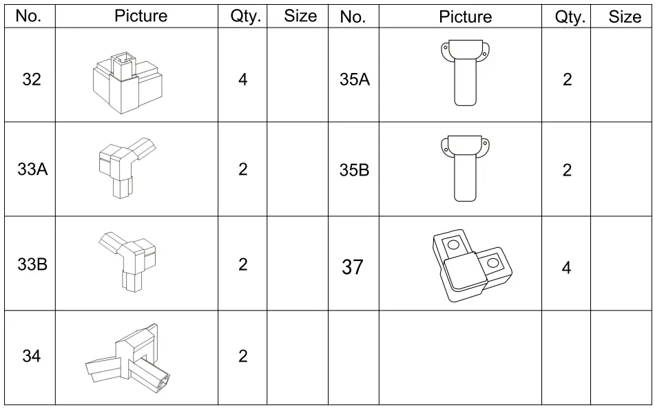 VEIKOUS PG0101 Aluminium Greenhouse fig3