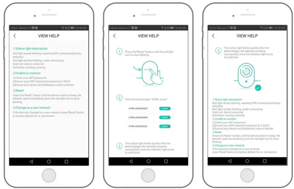Rehentele Smart WiFi Battery Camera -  Scan Mode 3