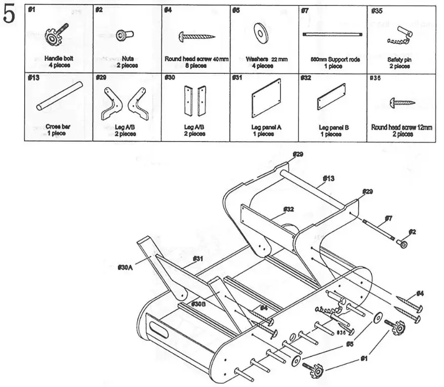 SIMBA Easy Soccer Folding Soccer Table Foosball - Fig3