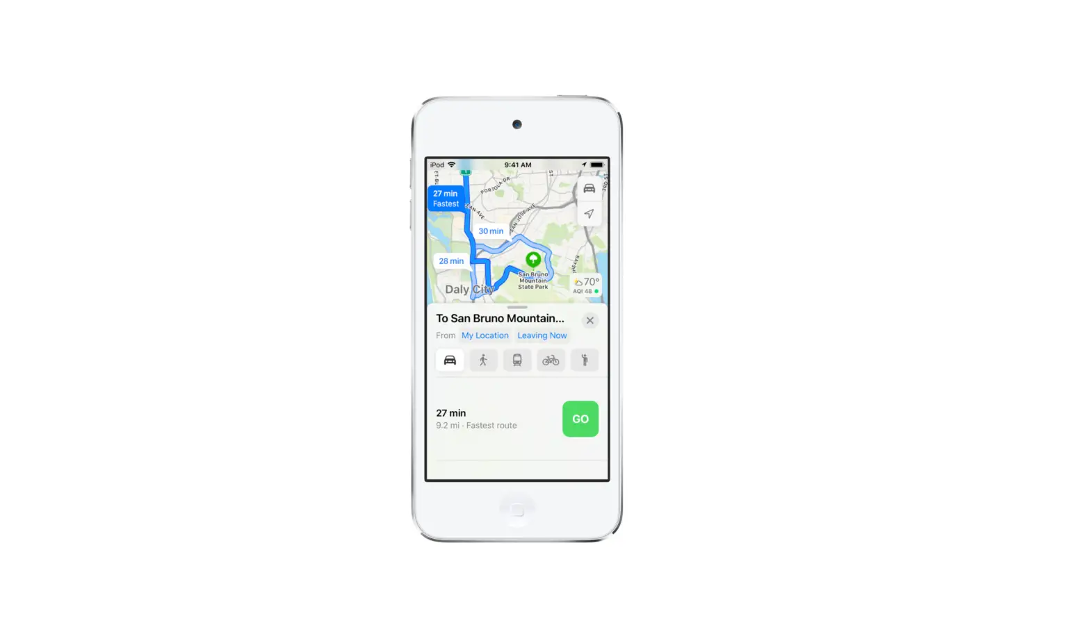 Get Traffic And Weather Info In Maps On Ipod Touch