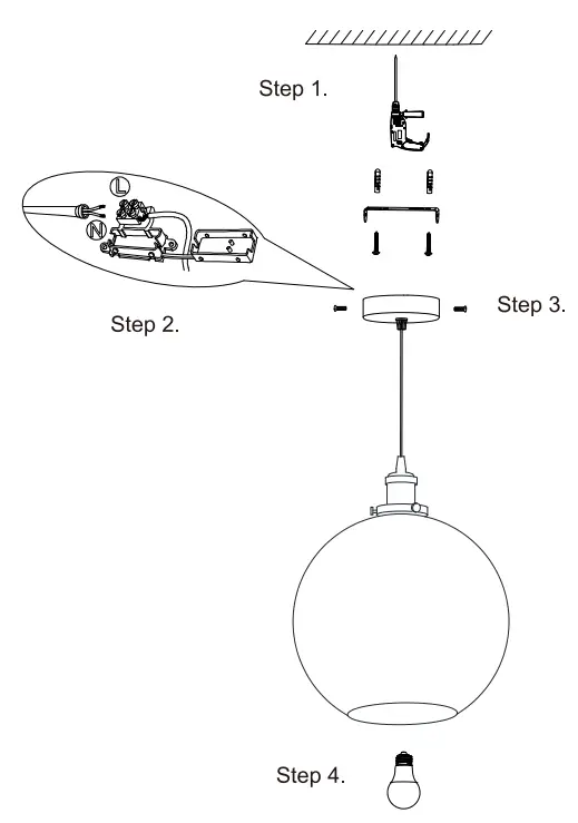 NOVA LIFE 52250-030-41 Interior Pendant Light 4