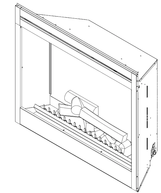 EMPIRE EF39 39 Inch Nexfire Traditional Electric Fireplace