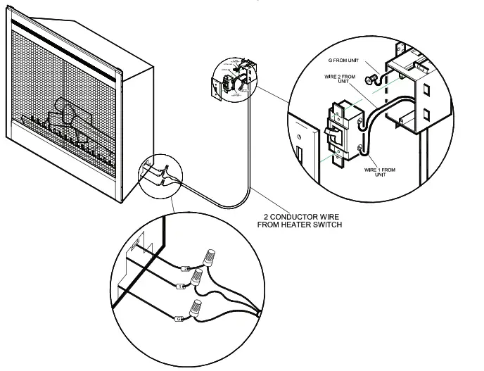 EMPIRE EF39 39 Inch Nexfire Traditional Electric Fireplace - Fig 13