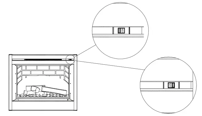 EMPIRE EF39 39 Inch Nexfire Traditional Electric Fireplace - Fig 2