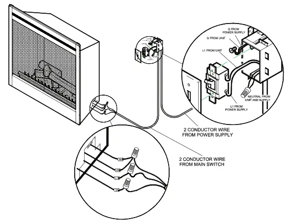 EMPIRE EF39 39 Inch Nexfire Traditional Electric Fireplace - Fig 9