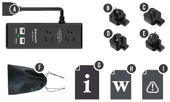 BAUHN ATAK 0922 Universal Travel Adaptor Kit - Have you got everything
