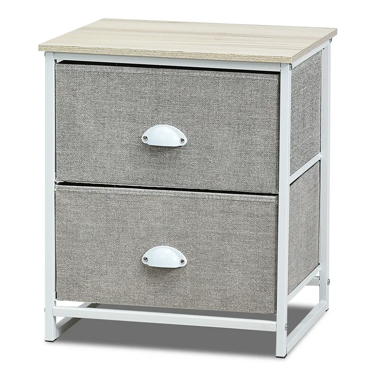 GYMAX 2-Drawer Storage Cabinet PRODUCT-IMG