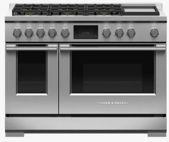 FISHER PAYKEL RDV3-486GD N 48 Inch 6 Burners with Griddle Dual Fuel Range-fig1