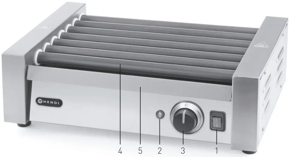 Main parts of the appliance