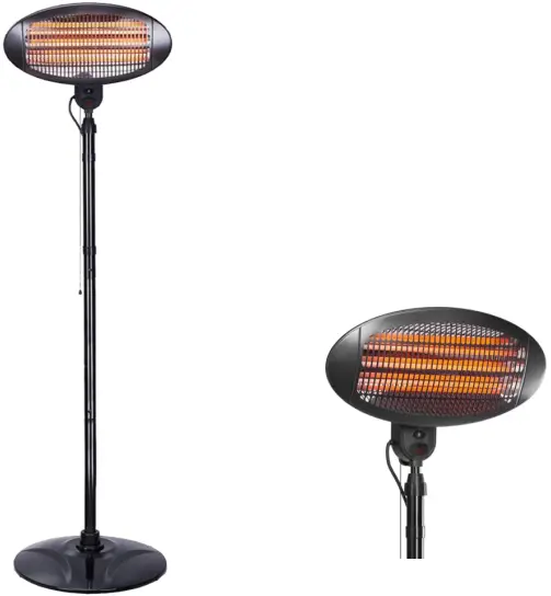 SCHUSS HOME ELECTRONIC SHX02HS2000 2000W Stand Radiant Heater-fig1