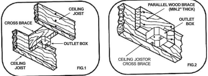 CARRO WGS 525DL 52 Inch Modern Wood Smart Ceiling Fan - INSTALLING THE FAN 3