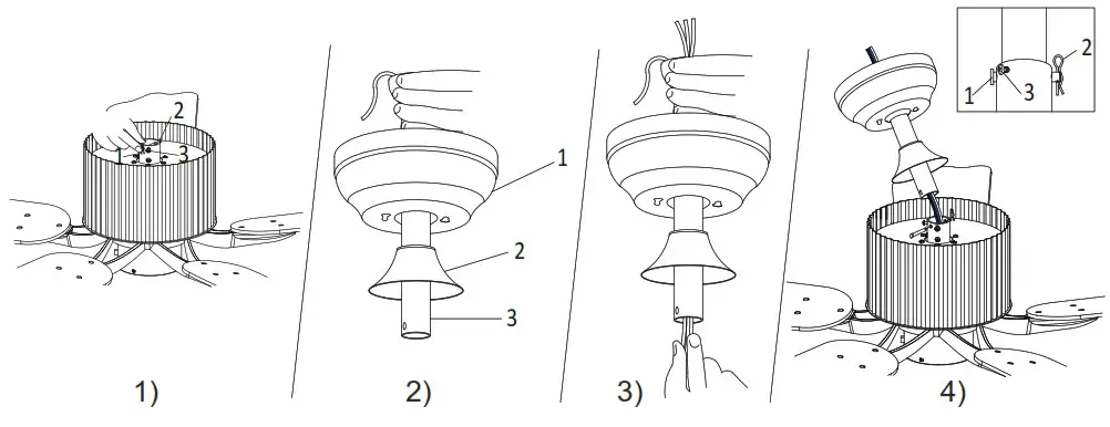 CARRO WGS 525DL 52 Inch Modern Wood Smart Ceiling Fan - INSTALLING THE FAN 6