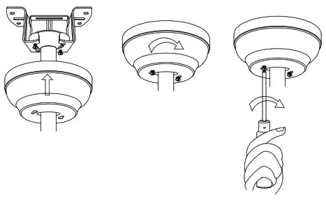 CARRO WGS 525DL 52 Inch Modern Wood Smart Ceiling Fan - MOUNTING BRACKET 3