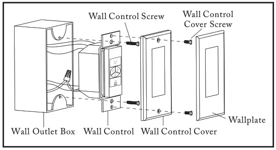CARRO WGS 525DL 52 Inch Modern Wood Smart Ceiling Fan - wall control