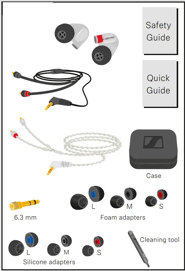 SENNHEISER IE 400 PRO Dynamic In Ear Monitoring Earphones - FIG 1