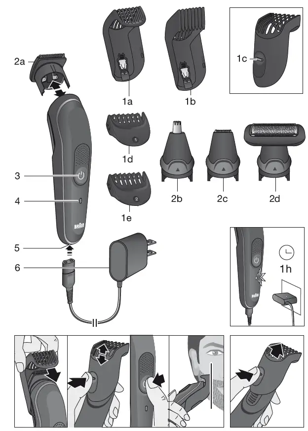 Braun Hair Clippers for Men (1)