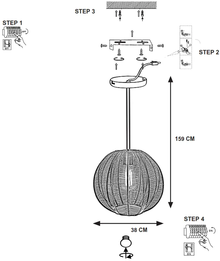 QAZQA 105085 Dong HL 38 Bronze Black - 2