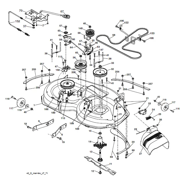 Poulan-pro-PP19A42-LAWN-TRACTOR-fig-7
