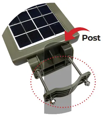 GAMA SONIC 101iST60822 6W Solar Area Light with Motion Sensing and Timer - Figure 2