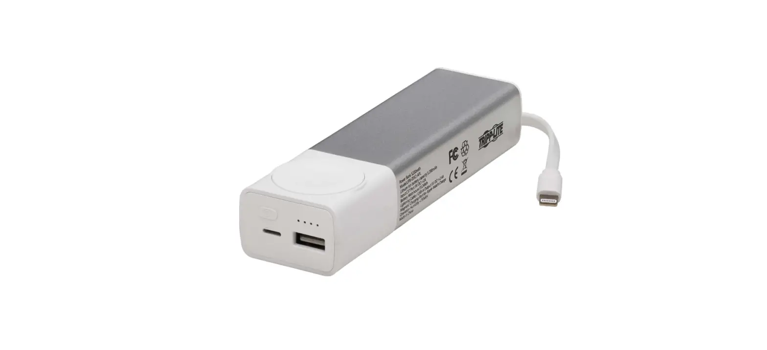 Tripp-lite Upb-05k2-apl 5200mah Power Bank With Apple Watch Charger And Lighting Cable Owner's Manual