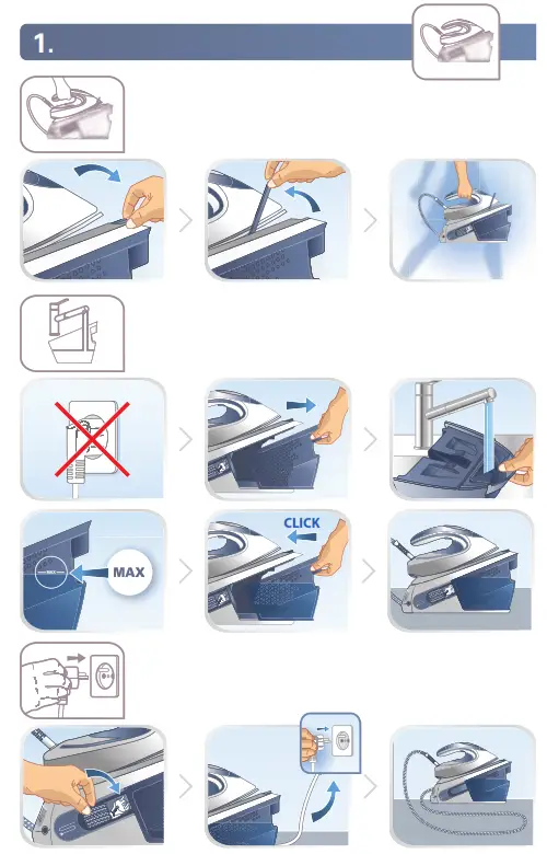 Tefal SV8011 Express Anti-Calc Iron - figar1