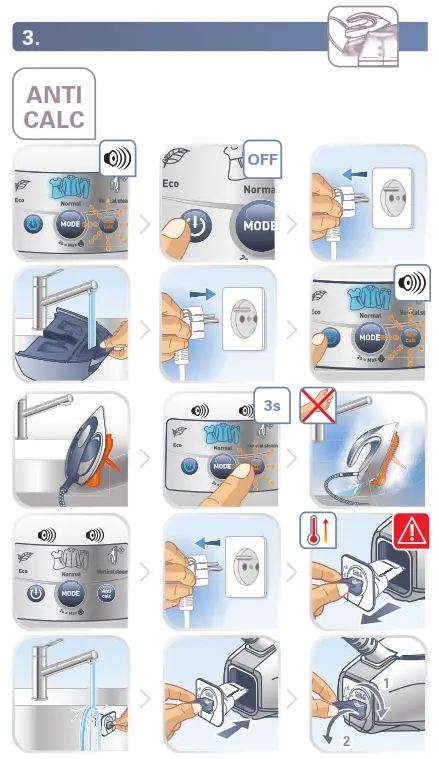 Tefal SV8011 Express Anti-Calc Iron - figar7