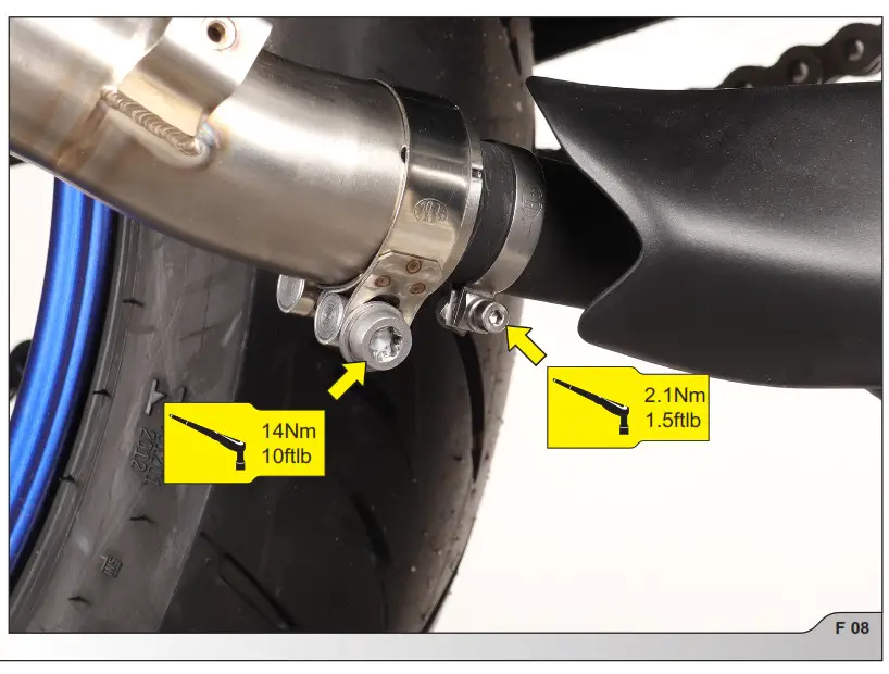 AKRAPOVIC Yamaha YZF R3 Slip On Line - fig25