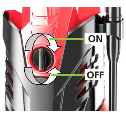 GREENCUT JET220C 4 HIDROLIMPIADORA - DISCONNECTION OF EQUIPMENT