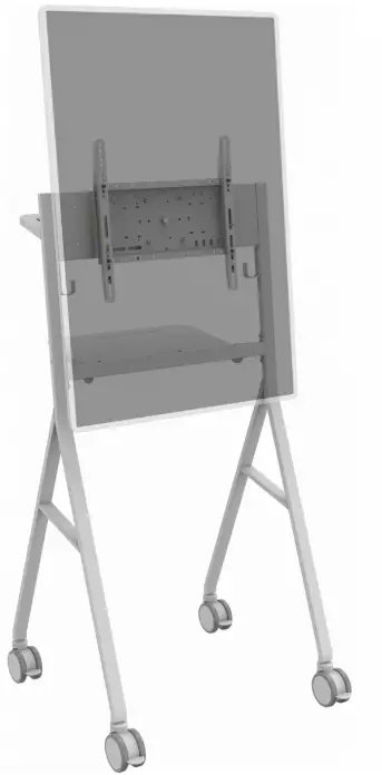 VISION VFM-F10 White Flipchart-Style Floorstand-product