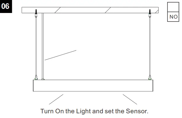 universal douglas LVLBP34 90 LED Linear Pendant Light - Senso5