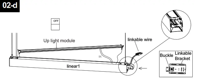 universal douglas LVLBP34 90 LED Linear Pendant Light - fig19