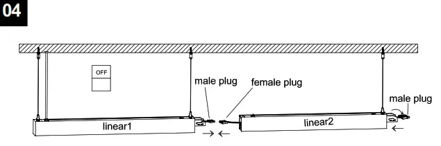 universal douglas LVLBP34 90 LED Linear Pendant Light - fig21