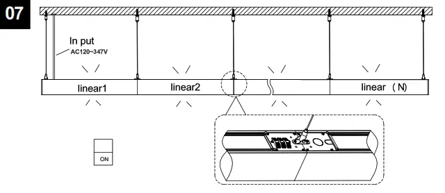 universal douglas LVLBP34 90 LED Linear Pendant Light - fig24