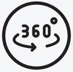 Four Omnidirectional Mics Icon