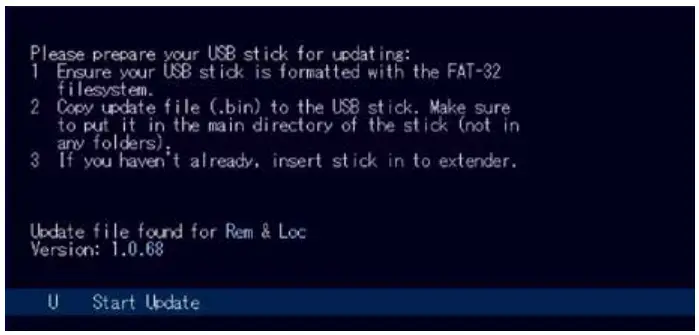 kvm tec KT 6930 4K KVM Extender Redundant - UPDATE MENU