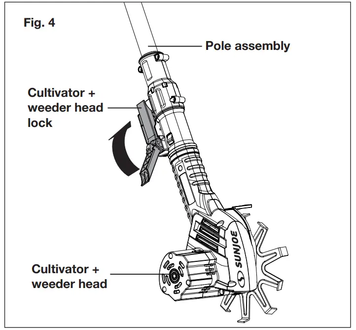 SNOWJOE TJW24C Cordless Mini Cultivator or Weeder fig 5